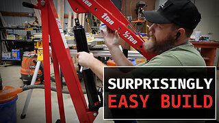 Unboxing and Assembling the Harbor Freight 2 Ton-Capacity Foldable Shop Crane