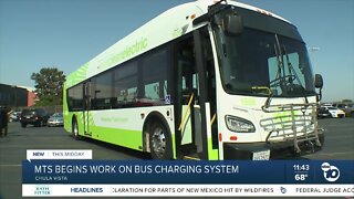 MTS begins work on bus charging system