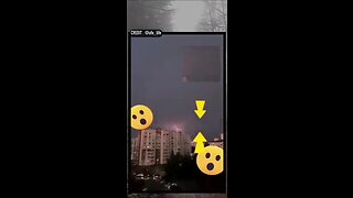 MYSTERIOUS OBJECT SEEN DURING LIGHTING STORM