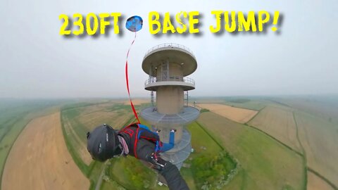 Base Jump from a cell phone 📞 tower