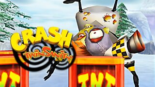 CRASH TWINSANITY (PS2) #8 - Crash Bandicoot vs. Dr. N. Gin! (Dublado em PT-BR)