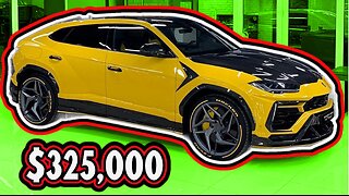 $325,000 Lamborghini urus