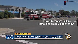Poway shooting victim to suspect: "I don't hate him"