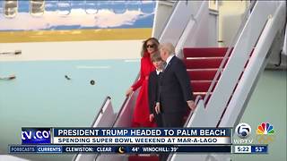 Flight restrictions indicate President Trump returning to Palm Beach County this weekend