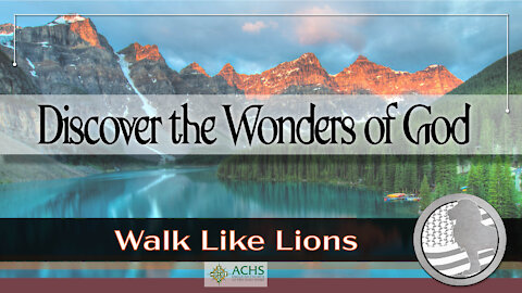 "Discover the Wonders of God" Walk Like Lions Christian Daily Devotion with Chappy Mar 04, 2021