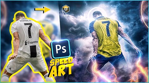 HOW i made this POSTER design in Photoshop. #photoshop #cr7fans #alnassr #mrhires