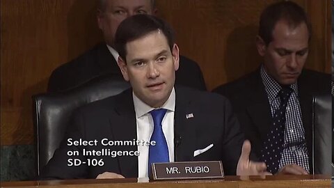 Rubio questions Sen. Dan Coats at national intelligence director confirmation hearing