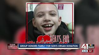 Local family grateful son's heart saved girl