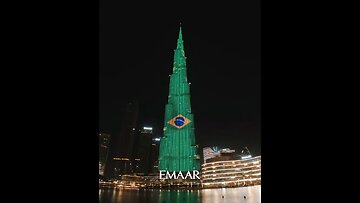 Brazil Independence Day Celebrations at BurjKhalifa Dubai UAE