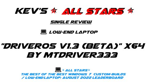 💻WERSJA POLSKA (🇵🇱): "DriverOS v1.3 (Beta)" x64 feat. 🦸‍♂️Maniek/⭐All Stars⭐Best of the Best W 7 CBs