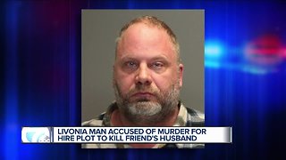 Livonia man accused of murder for hire plot to kill friend's husband
