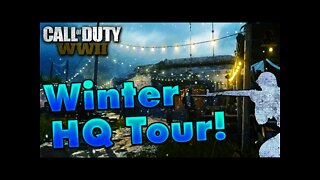 Call of Duty WWII | Winter Headquarters Tour!