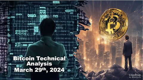 Bitcoin - Technical Analysis, March 29th, 2024