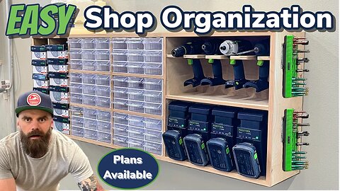 Screw Organization! || One Day Drill Charging Station