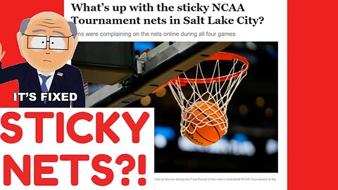 STICKY NETS!? Arizona Coach COMPLAINS!! Rigged? #NetGATE #deflategate #2024 March Madness #ncaabb