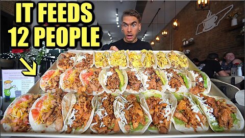 "YOU'LL NEED A BUCKET" INSANE HOT CHICKEN TACO EATING CHALLENGE (Over 10LB)!