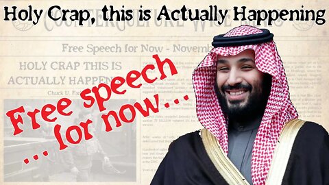 Free Speech for Now Edition, November 20, 2022
