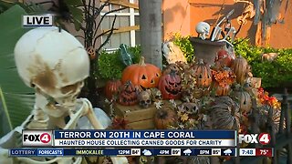 Terror on 20th in Cape Coral collecting canned goods for charity
