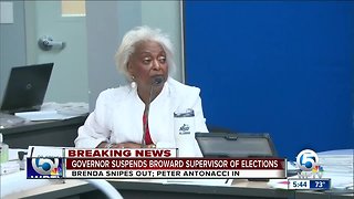 Governor Rick Scott suspends Broward Elections Supervisor Brenda Snipes from office