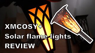 XMCOSY+ solar flame lights review