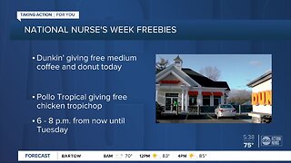 Deals and freebies offered to healthcare workers during National Nurses Week