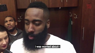 James Harden Postgame After 60-Point Triple Double