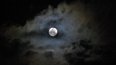 Full Moon and Clouds