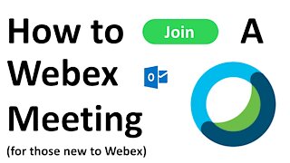 How to Join a Webex Video Meeting - For Beginners!