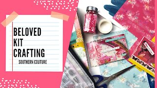 Shaker Card Crafting using Illustrated Faith Beloved Devotional Kit