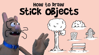 How to Draw Stick Objects
