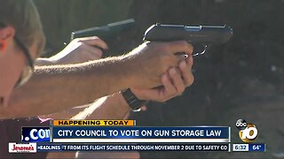 San Diego City Council to vote on gun storage law