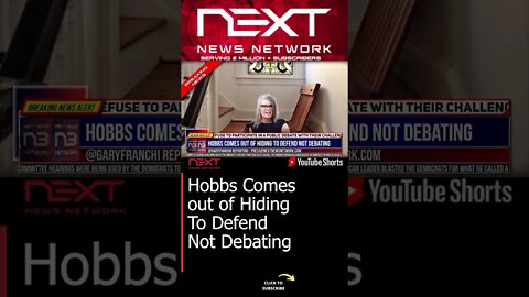 Hobbs Comes out of Hiding To Defend Not Debating #shorts
