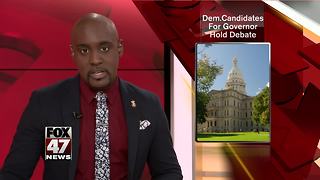 Democrats running for Michigan Governor debate