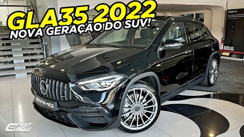 NOVO MERCEDES AMG GLA 35 4MATIC 2.0 TURBO 2022! SUV ESPORTIVO MELHOR QUE BMW X1 E AUDI Q3?