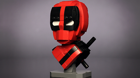 Custom LEGO Deadpool Bust