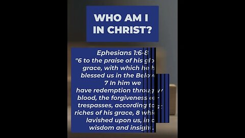 Who am I in Christ? - "Forgiven by God"