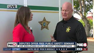 Deputies offer free public safety seminar
