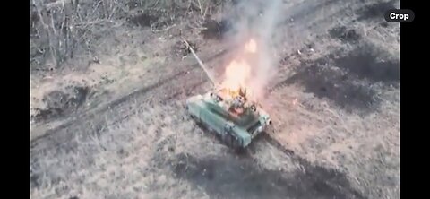 Ukrainian Drone POV Blasts Russian T-90 Tank