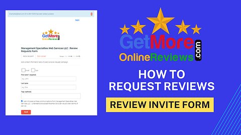 How to Request Reviews with Review Requests Invite Form