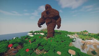Minecraft Bigfoot (Gigantopithecus) Build - Ark: Survival Evolved