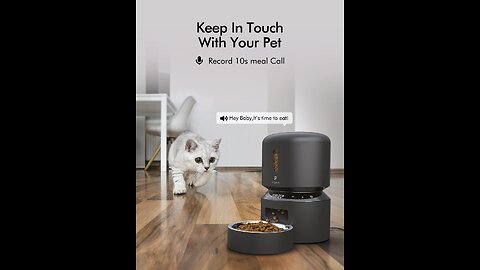 PETLIBRO Automatic Cat Food Dispenser, Automatic Cat Feeder with Freshness Preservation, Timed...