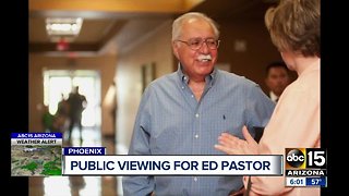 Public viewing for former Congressman Ed Pastor