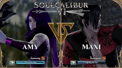 SoulCalibur VI — Amesang (Amy) VS sushipapii (Maxi) | Xbox Series X Ranked