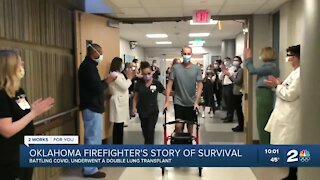 Oklahoma firefighter's story of survival