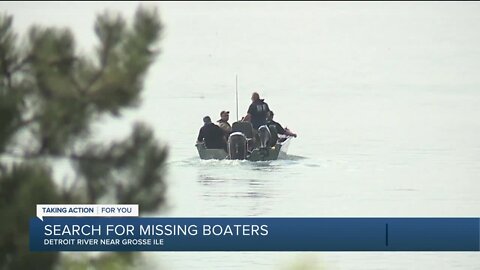 Grosse Ile police search for missing boaters