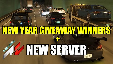 New Year Giveaway Winners + New Dense Traffic Server | Assetto Corsa