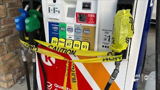 Tampa gas stations go dry amid Florida state of emergency