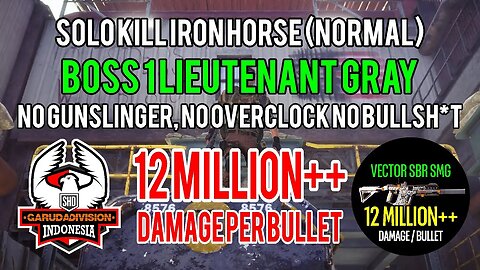 Solo Kill | Iron Horse Boss 1 DEAD in 1 second | No GUNSLINGER! NO OVERCLOCK! NO ACHILLIES