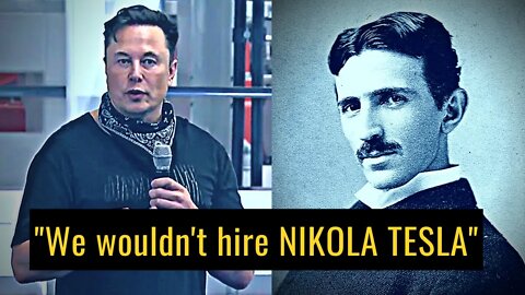 If Nikola Tesla Applied for a Job Position at TESLA - Elon Musk #Office #tesla