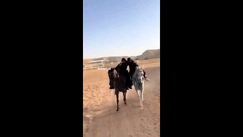 arab women's horse riding